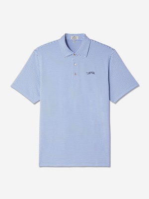 Sun Day Red Monterey Stripe Polo Blå Randig | 603971-VAL