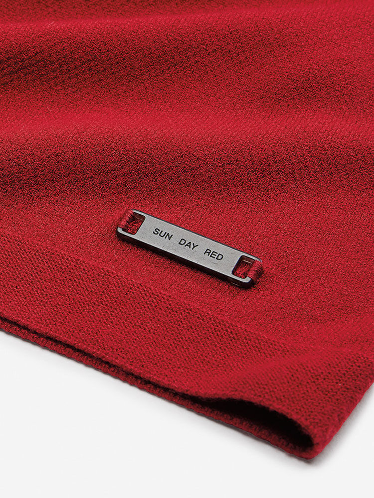 Sun Day Red 3D Knit Polo Röda | 024785-UZQ