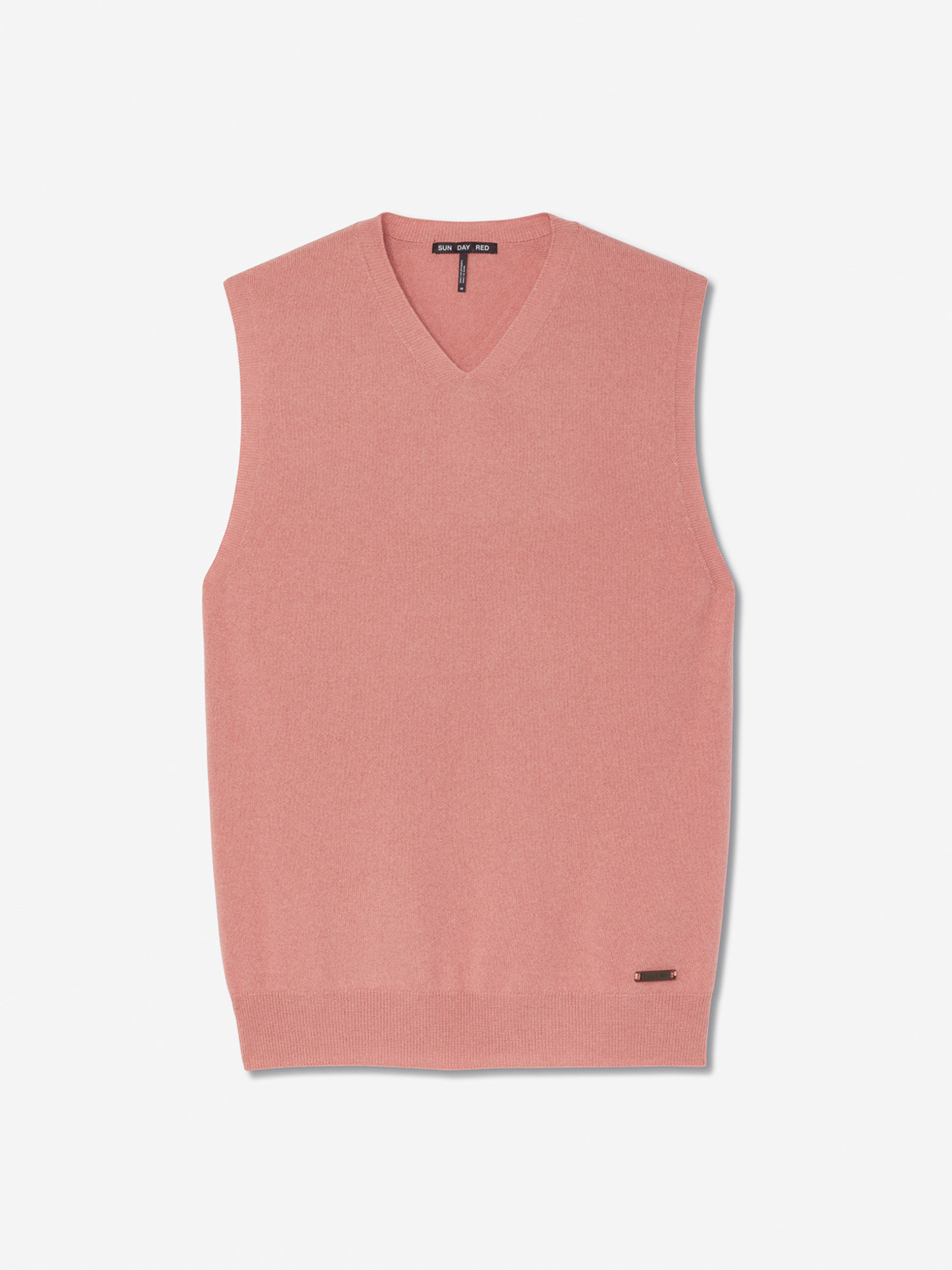 Sun Day Red 3D Tour Cashmere Vest Rosa | 907182-DYQ