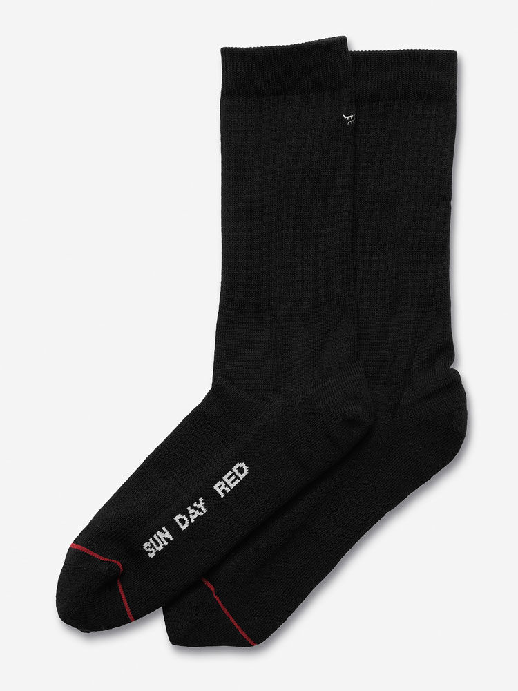 Sun Day Red Cypress Cotton Crew Sock | 782531-MRF