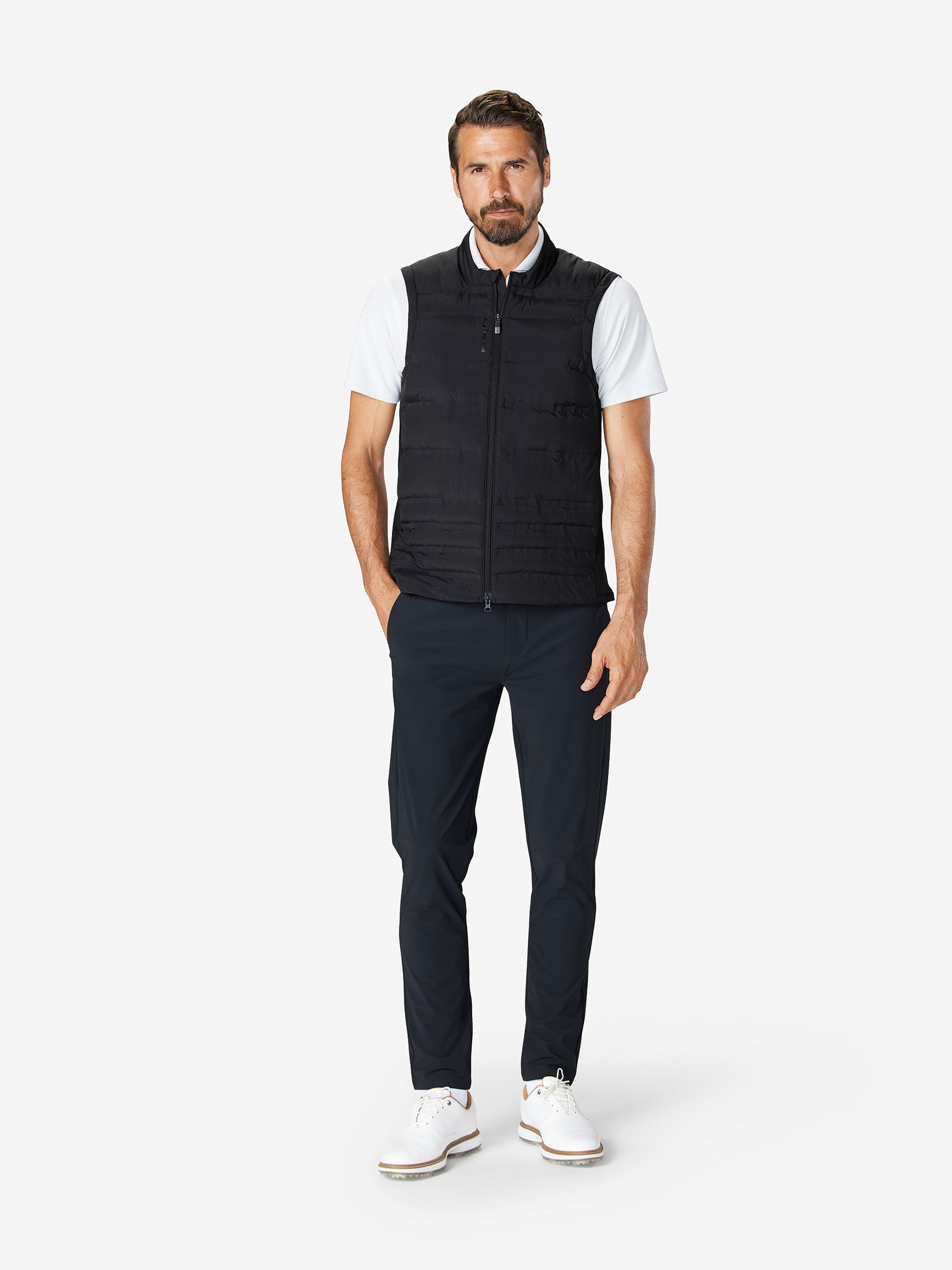 Sun Day Red Insulated Grid Vest Svarta | 604873-WKG