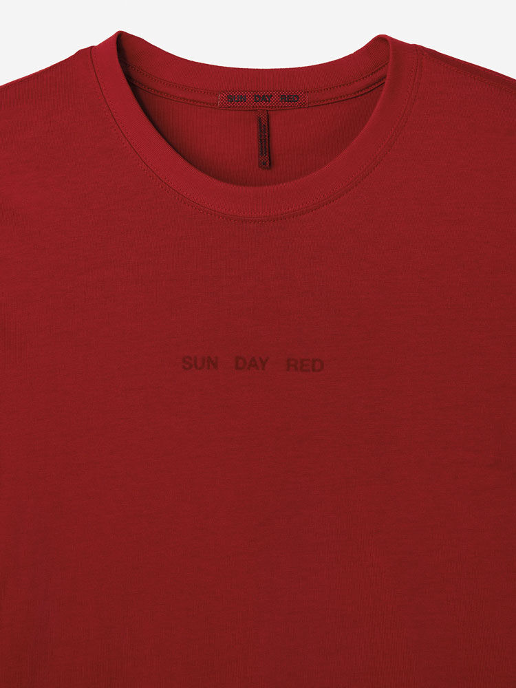 Sun Day Red Long Sleeve Dark Matter T-Shirt Röda | 765082-ATQ