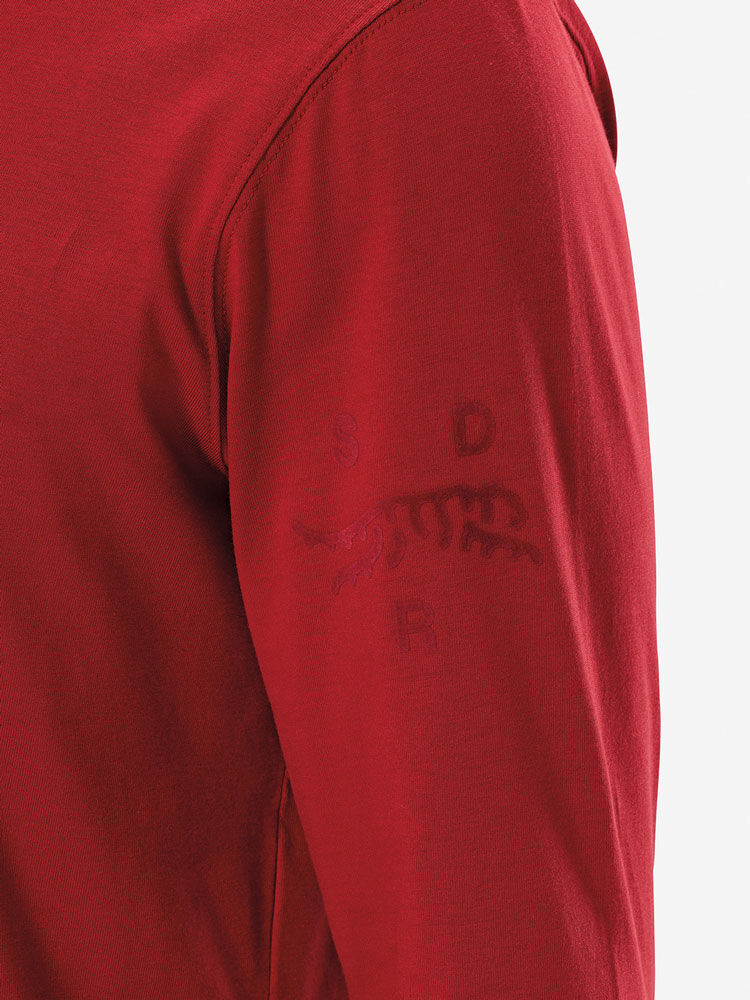 Sun Day Red Long Sleeve Dark Matter T-Shirt Röda | 765082-ATQ