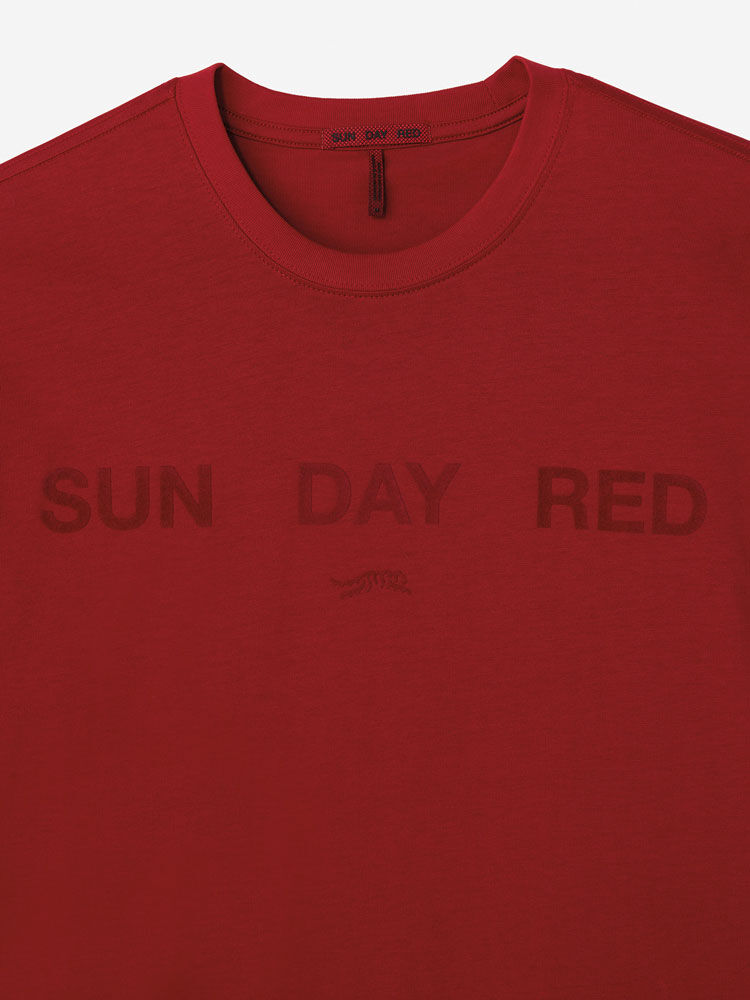 Sun Day Red Long Sleeve Dark Nebula T-Shirt Röda | 932510-EOG