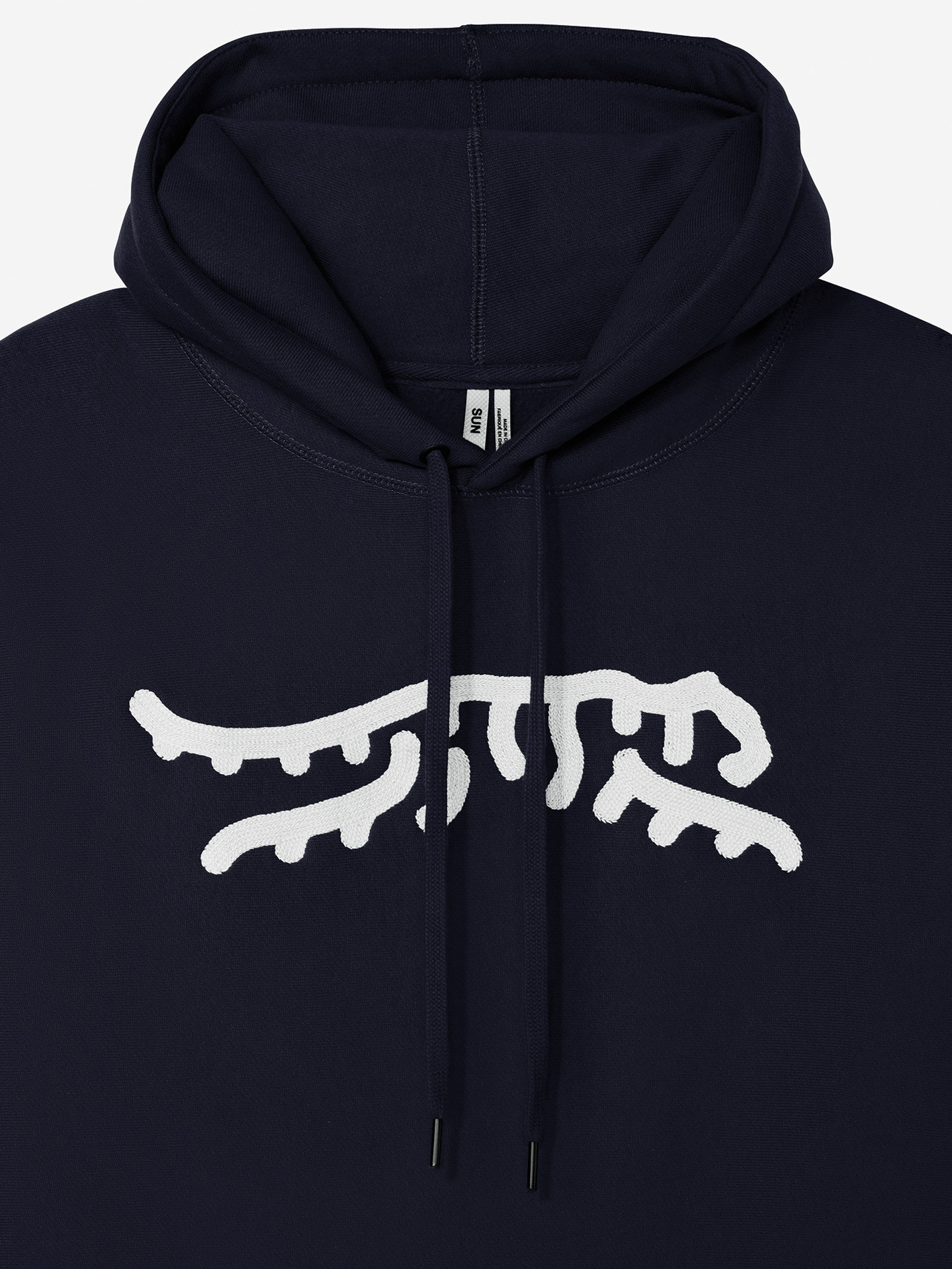 Sun Day Red Luare Chain Stitch Hoodie Navy/White | 618350-CDJ