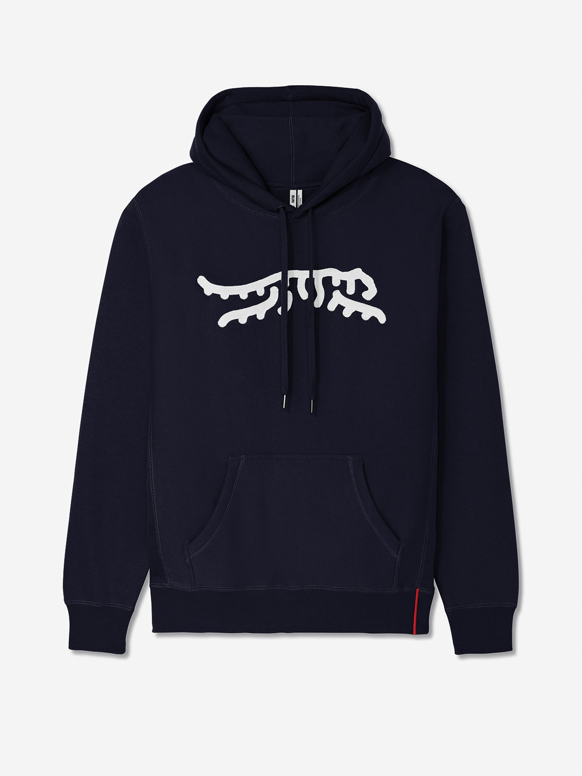 Sun Day Red Luare Chain Stitch Hoodie Navy/White | 618350-CDJ