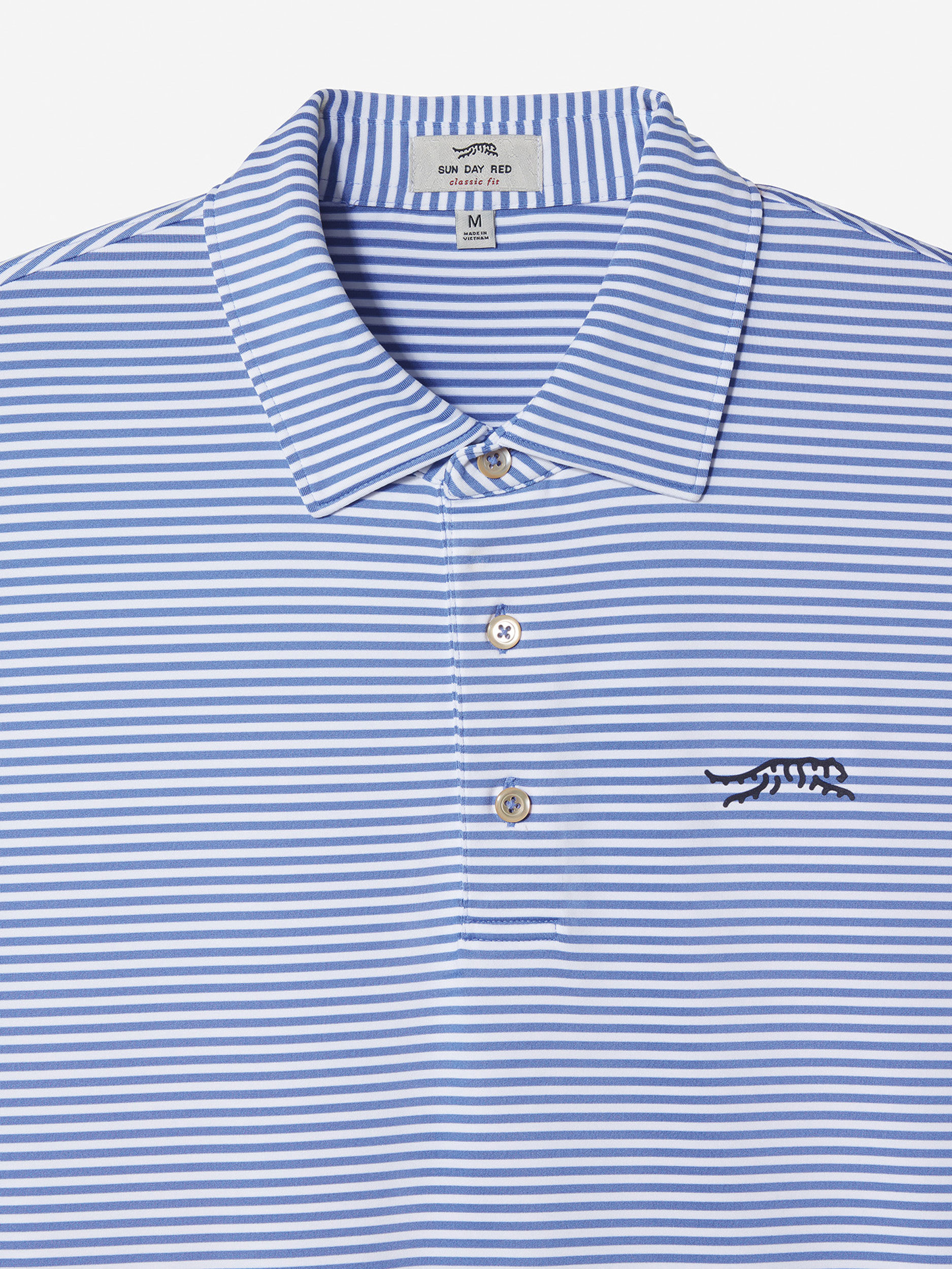 Sun Day Red Monterey Stripe Polo Blå Randig | 603971-VAL